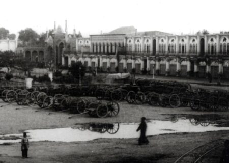 سفر به تهران قدیم؛ میدان توپخانه قجری با توپ‌های معروف‌‌اش!(عکس)