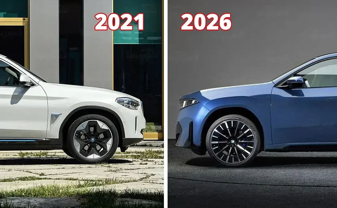 تغییرات یک بی ام و طی 5 سال را ببینید (تصویری)