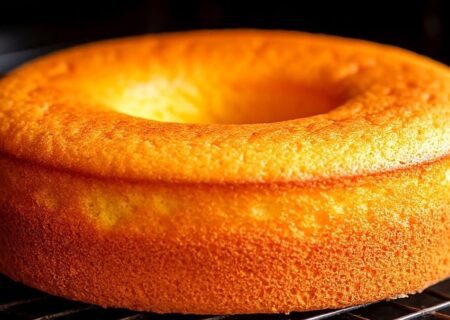 طرز تهیه کیک پرتقالی با بافت اسفنجی ساده و خوشمزه (فیلم)