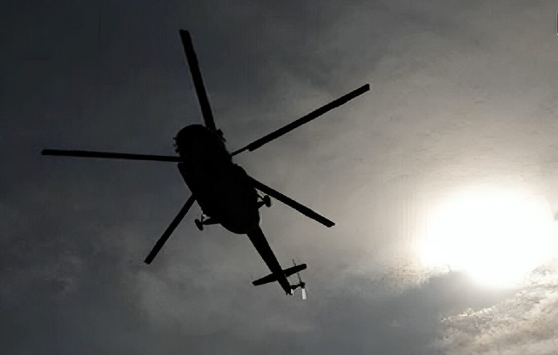 سقوط هلیکوپتر طالبان در غور (فیلم)