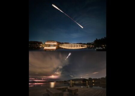 عکس روز ناسا از ماه‌گرفتگی در دو نیم‌کره زمین