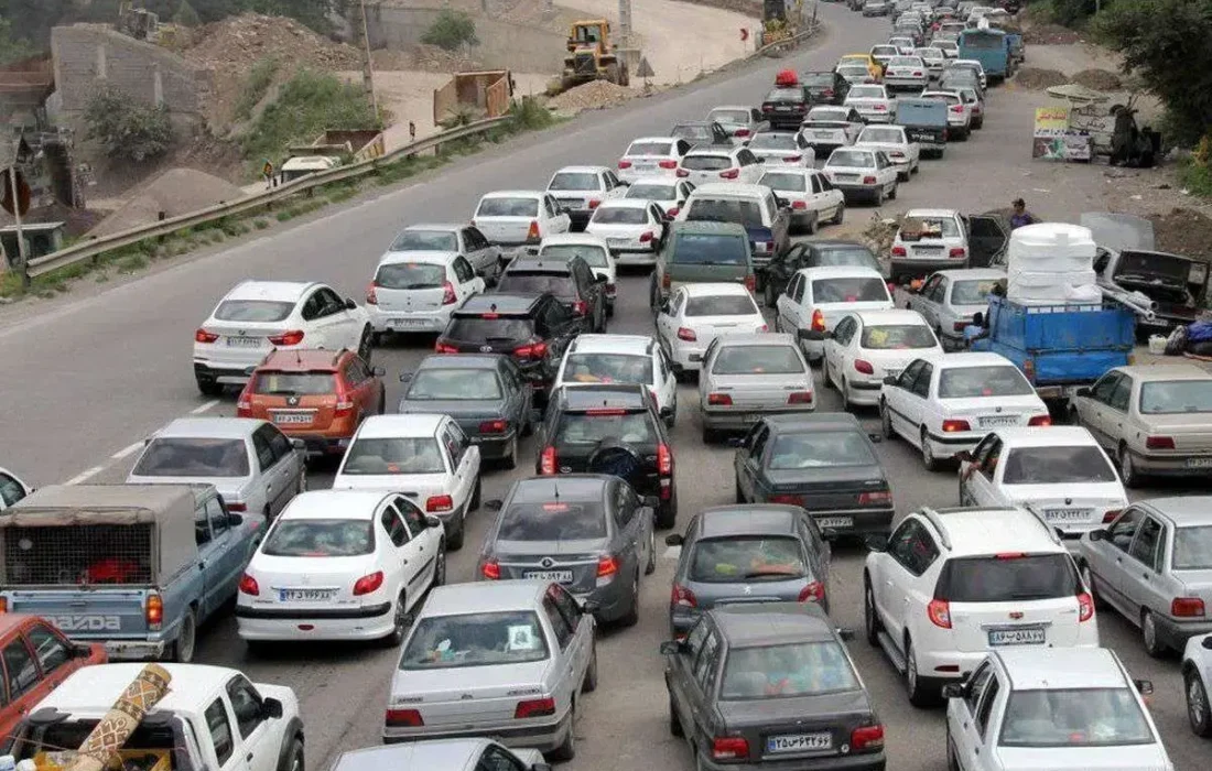 ترافیک سنگین در محورهای شمالی کشور