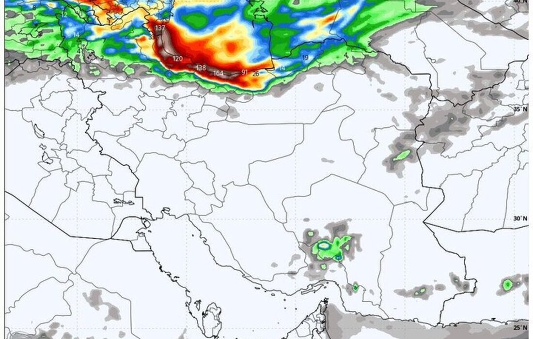 ورود موج جدید بارش‌ها به کشور از روز چهارشنبه
