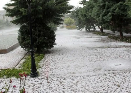 هشدار بارش شدید و تگرگ در ۲ استان