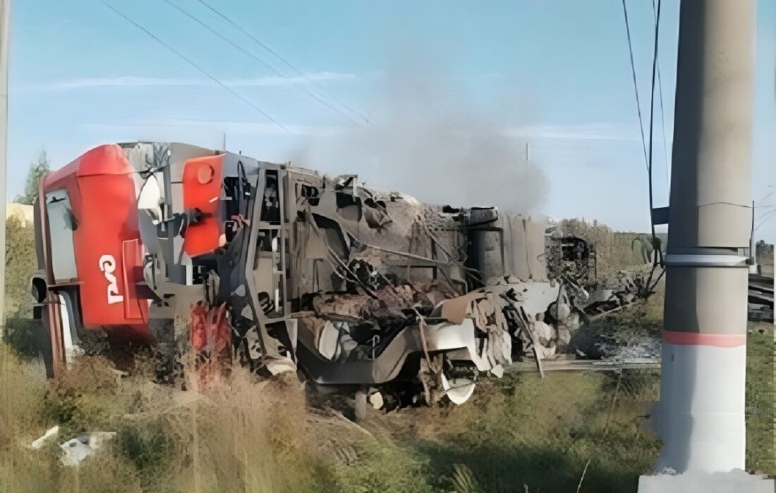 اقدامات خرابکارانه در راه آهن روسیه؛ ۲ قطار از ریل خارج شدند (فیلم)
