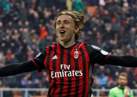 جادوی مودریچ ۴۰ ساله با اولین گل برای میلان (فیلم)