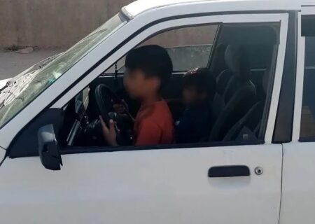 معرفی والدین راننده خردسال به مراجع قضائی