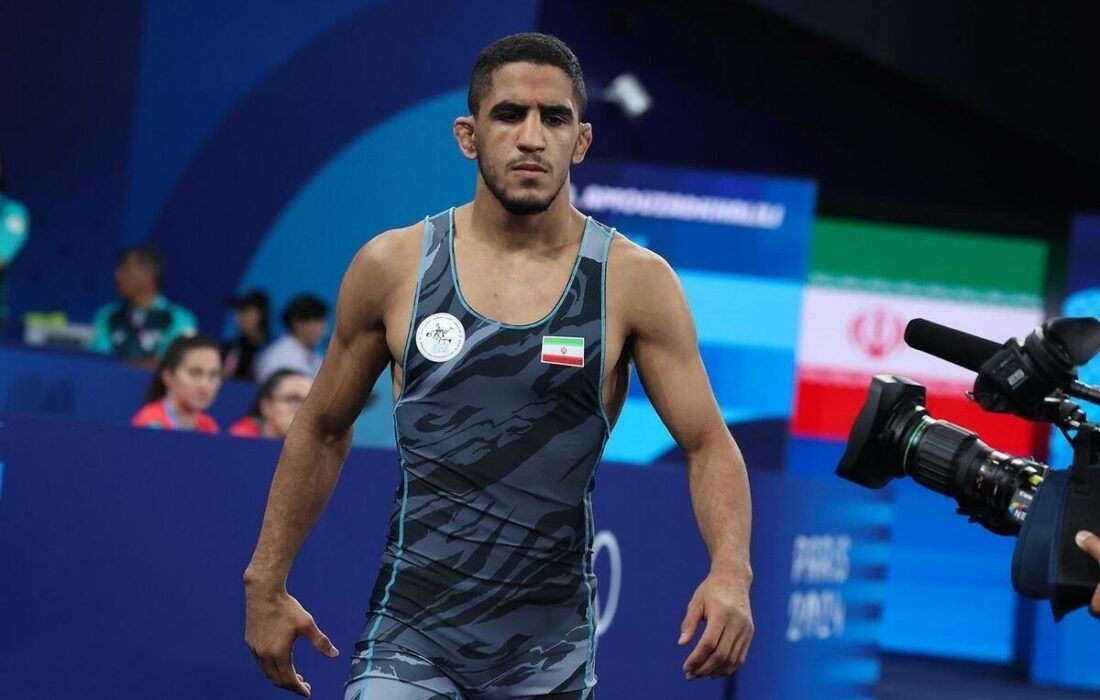 رحمان عموزاد دقایقی پیش در فینال قهرمانی جهان برابر کیوکا از ژاپن (فیلم)