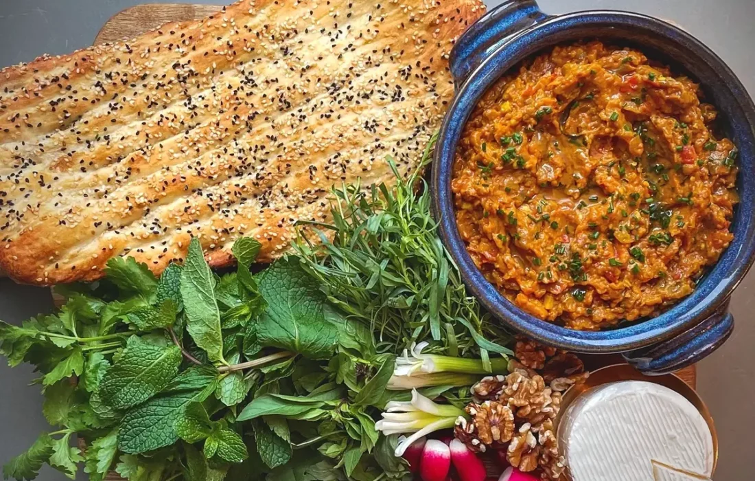 طرز تهیه میرزاقاسمی رستورانی به سبک شمالی