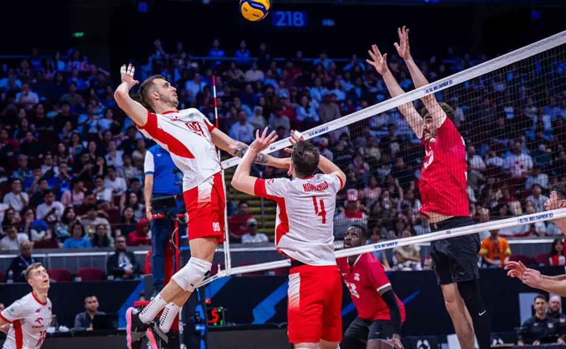 والیبال قهرمانی جهان؛ لهستان با شکست کانادا به یک‌چهارم نهایی صعود کرد