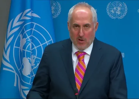 سازمان ملل از اقدام انگلیس، کانادا و استرالیا برای به رسمیت شناختن فلسطین استقبال کرد