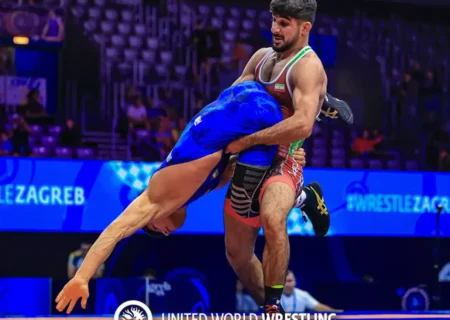 سعید اسماعیلی قهرمان جهان شد؛ چهارمین طلای کشتی فرنگی ایران در زاگرب