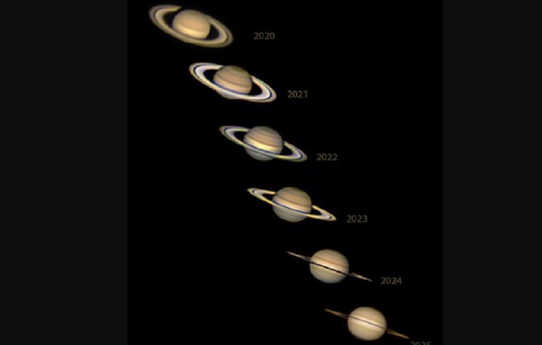 عکس روز ناسا از اعتدالین در زحل