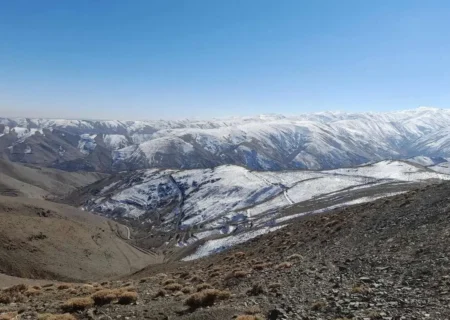 ارتفاعات بلده مازندران سفیدپوش شد