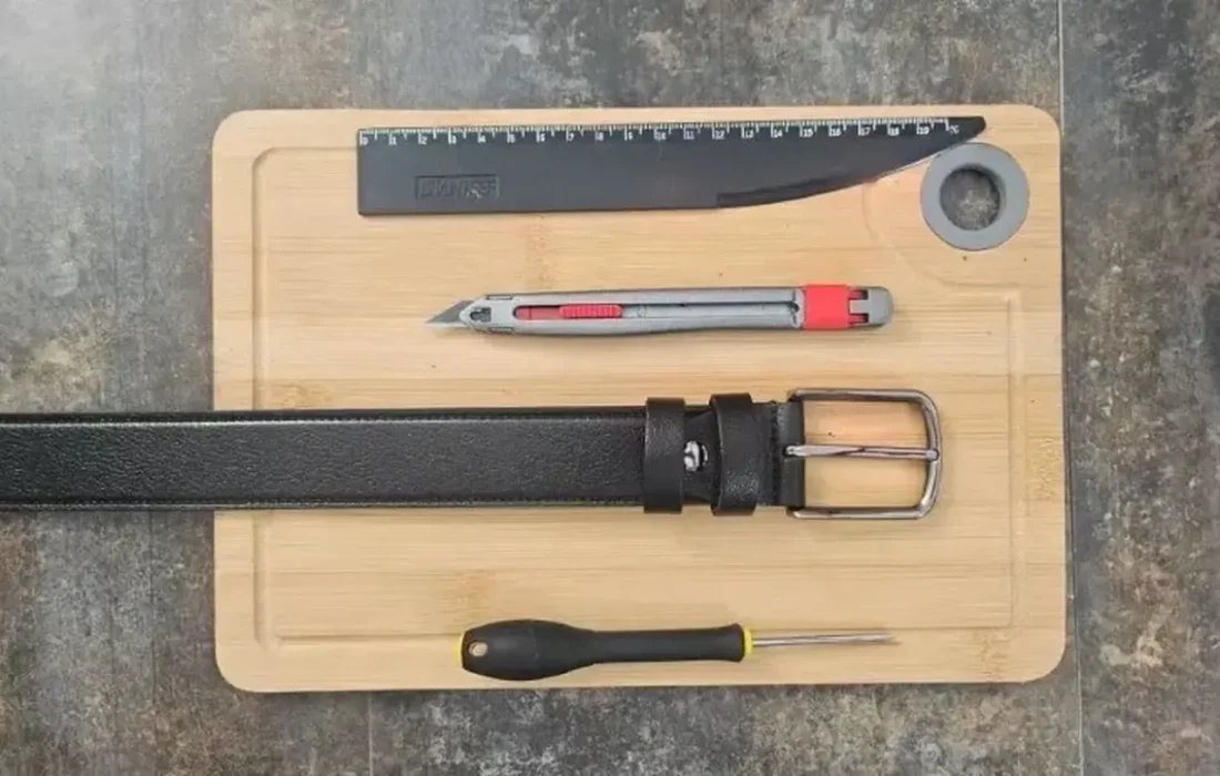 چگونه یک کمربند چرمی را بهصورت حرفهای کوتاه کنیم؟