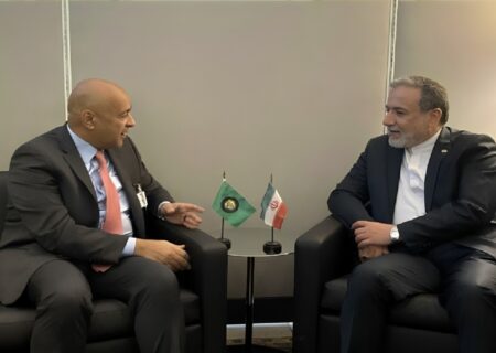 دیدار و گفتگو: عراقچی با دبیرکل شورای همکاری خلیج فارس در نیویورک (ویدیو)