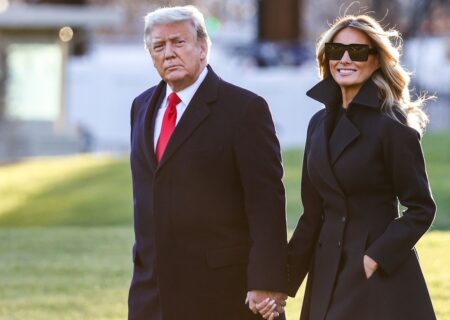حاشیه‌سازی دوباره ترامپ و ملانیا؛ انتشار تصاویر جنجالی در مارین وان
