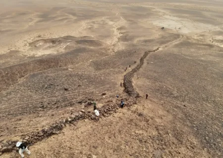 دیوار اسرارآمیز در دل صحرا؛ پرده از یک راز برداشته شد