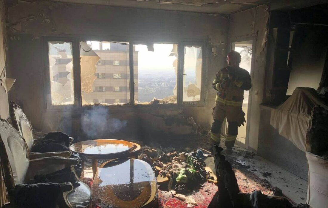 آتشسوزی مرگبار در تهران: مصدومیت ۳ نفر و نجات ۱۵ نفر از حادثه