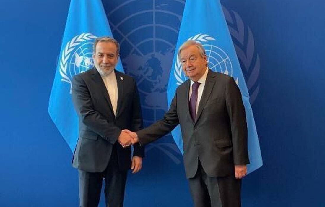 دیدار و گفتگو عراقچی با گوترش در حاشیه نشستهای نیویورک