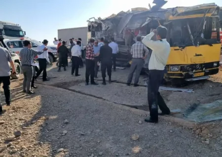 دستور قضایی برای بررسی ابعاد حادثه اتوبوس دانشجویان پیراپزشکی سرخه صادر شد