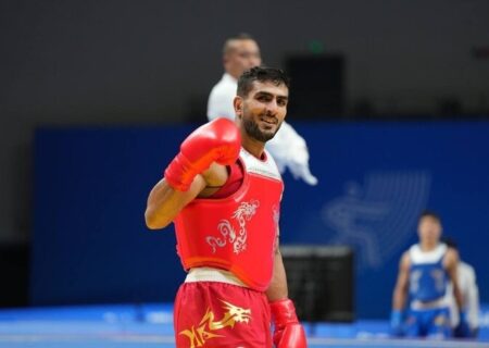 ادای احترام نظامی کاپیتان سیفی، ستاره تیم ووشو