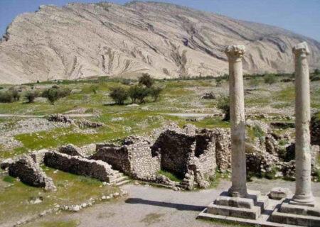 صادرات یک المان هنری از کاخ بیشاپور به دنیا+ فیلم