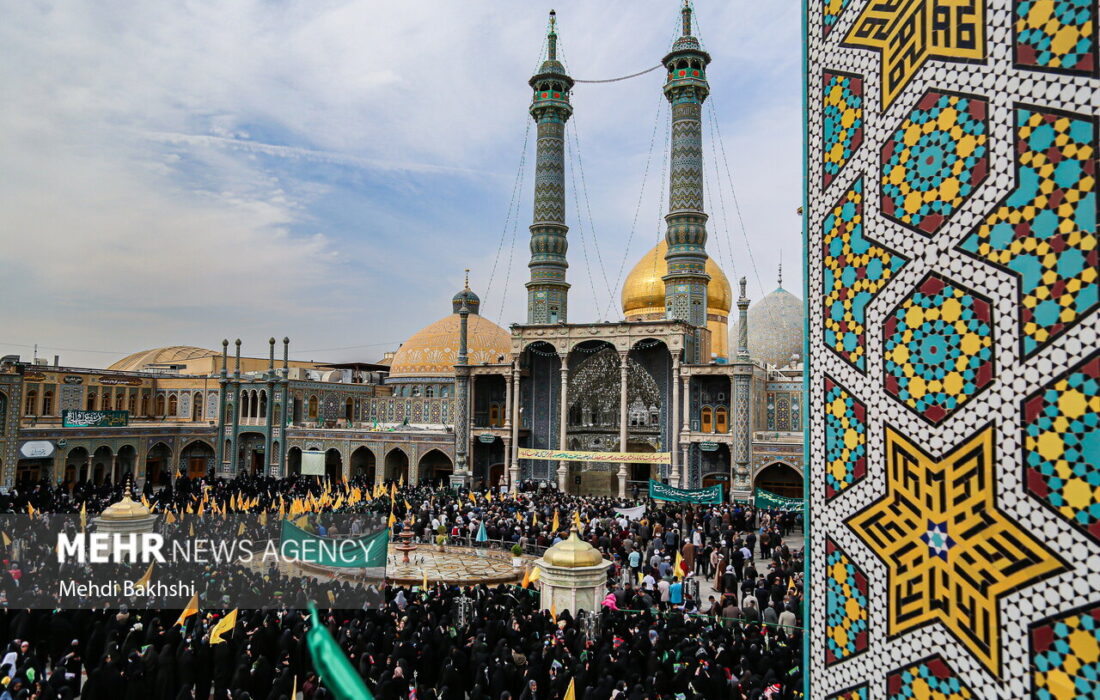 آیین استقبال از کاروان نمادین ورود حضرت معصومه (س) به قم برگزار می‌شود