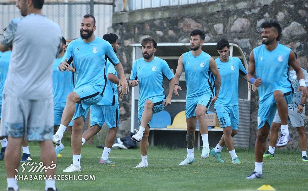 جدال ملیپوشان استقلال در تمرین آخر +عکس