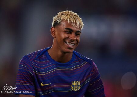 یامال در تمرین بارسلونا کولاک کرد (ویدیو)