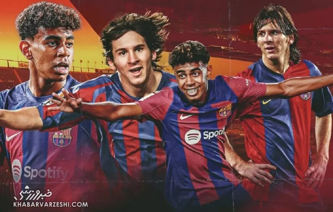 آیا یامال میتواند لیونل مسی را پشت سر بگذارد؟ مقایسه آمار دو ستاره در بارسلونا +عکس