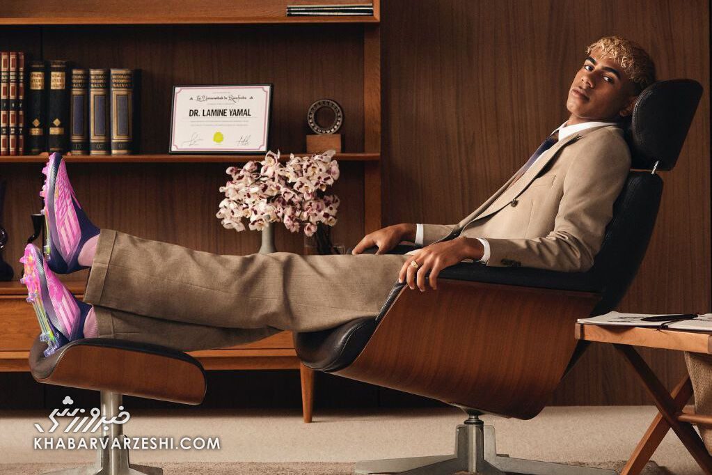 رونمایی آدیداس از کفش اختصاصی جدید لامین یامال +تصاویر