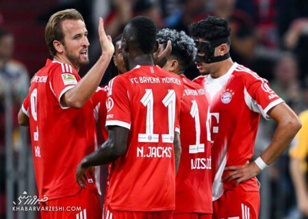 بایرن مونیخ هیولای بوندس لیگا؛ هامبورگ هم گلباران شد!