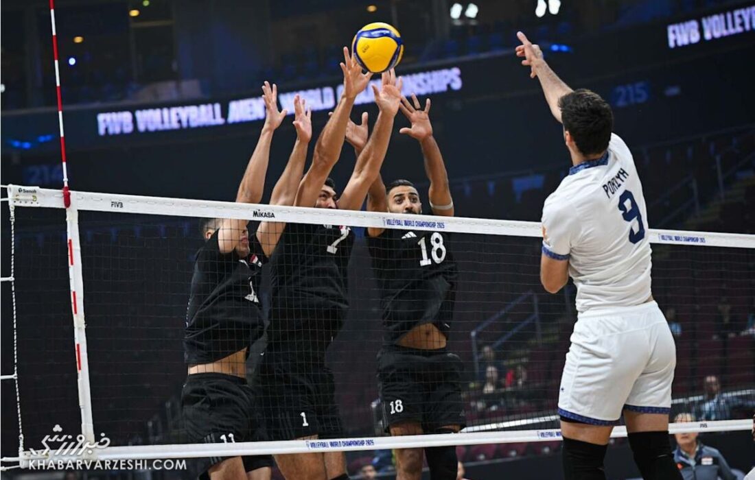 شکست غیرمنتظره تیم ملی والیبال ایران مقابل مصر در گام نخست