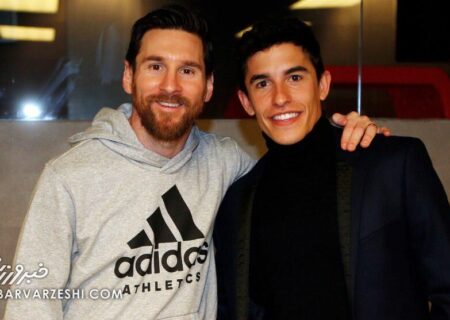 تقلید شادی جنجالی مسی!/ اقدام آتشین قهرمان موتورسواری! +عکس