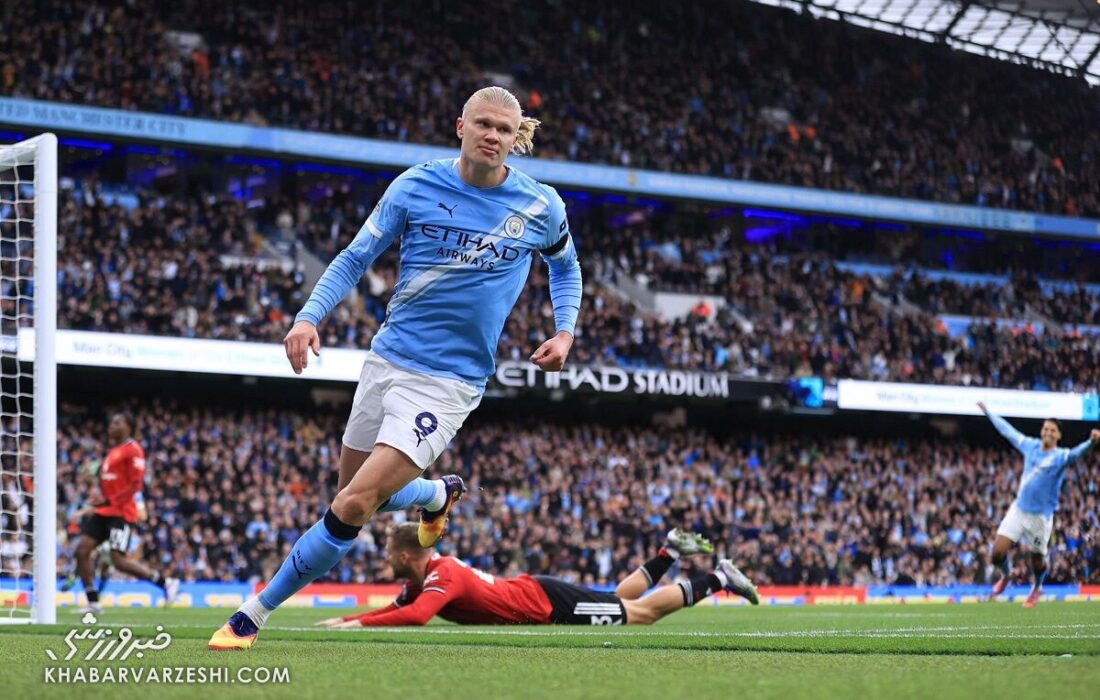 هالند، کابوس یونایتد؛ رکوردهای دربی منچستر در تسخیر غول نروژی!