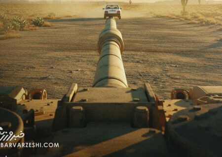 پوستر متفاوت نیروی زمینی برای دیدار با سایپا/ شکار پراید با تانک ارتش!