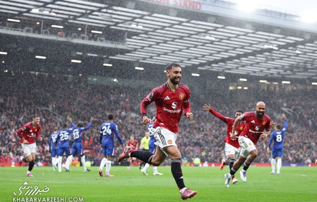 شوک کارت قرمز به آبیها؛ چلسی زمینگیر شد/ پیروزی نفسگیر منچستریونایتد در تئاتر رویاها
