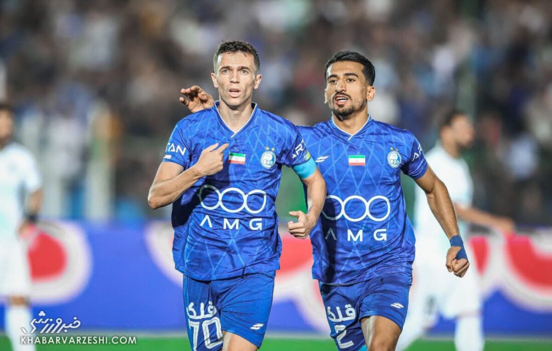 ویدیو| گل اول استقلال به پیکان/ سوپرگل یاسر آسانی