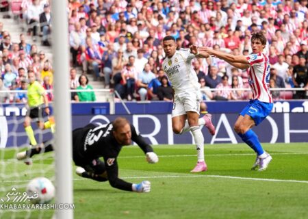 ویدیو| گل دیدنی رئال مقابل اتلتیکو؛ امباپه کار را تمام کرد