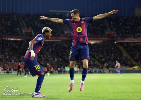 لواندوفسکی با ۷۰۰ گل زده در بارسلونا تاریخ‌ساز شد