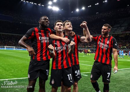 میلان در یک بازی تماشایی ناپولی را ۲-۱ شکست داد + خلاصه بازی