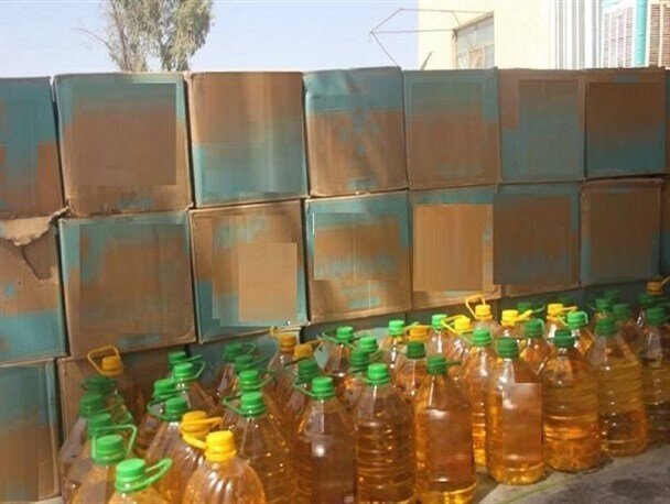 کشف بیش از یک تن روغن مایع قاچاق در بزرگراه فتح توسط پلیس