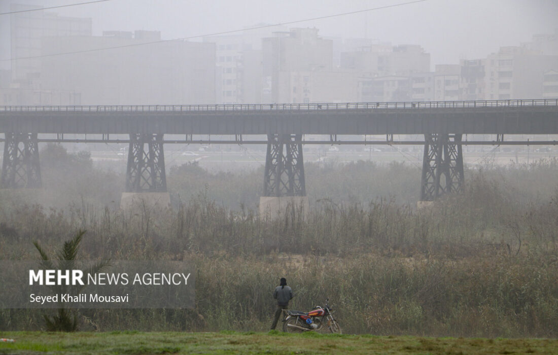 هوای هویزه در وضعیت خطرناک؛ اهواز «بنفش» شد