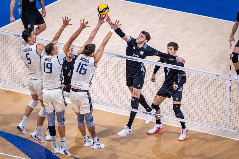 صعود بیدردسر والیبال ایتالیا با حذف آرژانتین