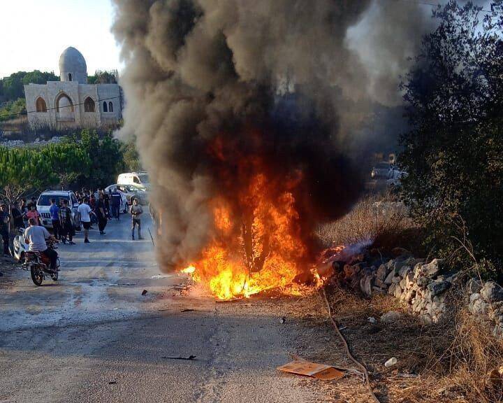 حمله پهپادی رژیم صهیونیستی به بنت جبیل در جنوب لبنان ۴ شهید برجای گذاشت