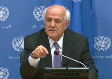 ریاض منصور: به‌رسمیت شناختن فلسطین، اقدامی تاریخی است