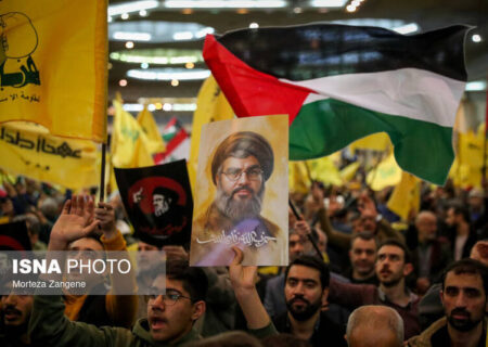 حضور یک شخصیت مهم ایرانی در مراسم سالگرد شهید نصرالله