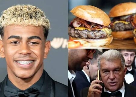 اقدام جالب یامال پس از مراسم توپ طلا