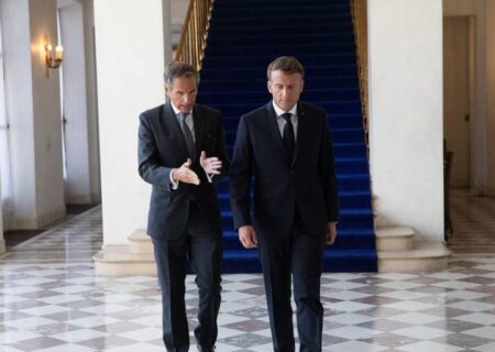 گفت‌وگوی گروسی و ماکرون درباره برنامه هسته‌ای ایران